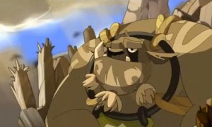 Dans le trailler du jeu vidéo en ligne Wakfu on peut voir Ogrest au sommet du Mont Zinit