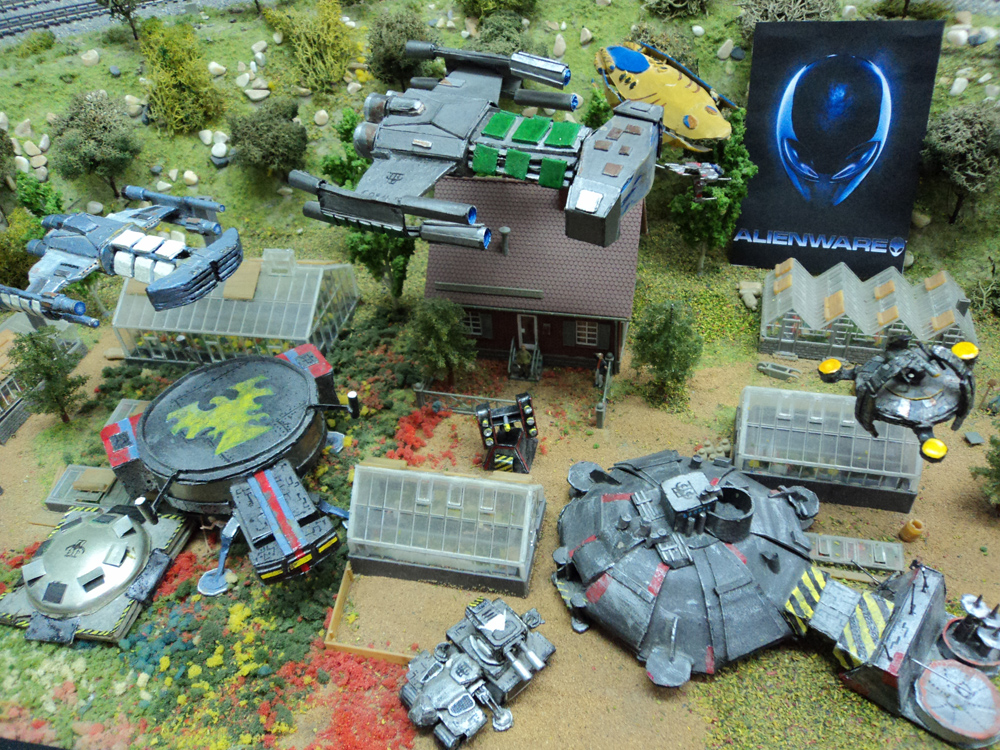 Base Terran de Starcraft 2 (mention honorable du concours de Diorama)