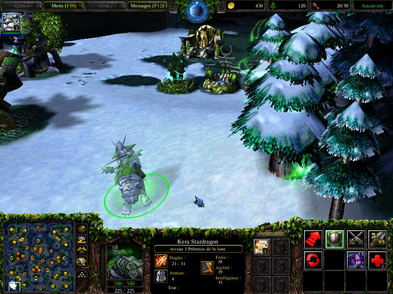 warcraft_3_gameplay Exemple de gameplay dans Warcraft 3