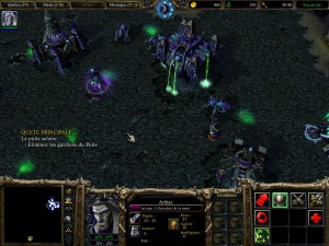 Exemple d'une mission des morts vivants dans Warcraft 3