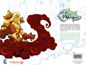 Dos de la couverture de l'Art book Tome 4 de Wakfu