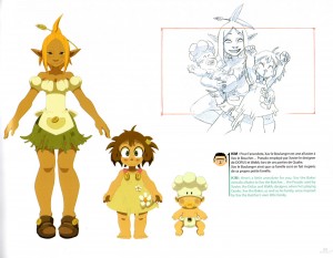 le design de la famille de Xav le boulanger est inspiré de la famille de Xavier Houssin (le chef character designer de la série)