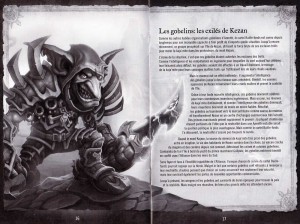 Page 16 et 17 de la notice du jeu Cataclysm (World of Warcraft)