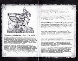 Page 22 et 23 de la notice du jeu Cataclysm (World of Warcraft)