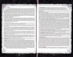 Page 26 et 27 de la notice du jeu Cataclysm (World of Warcraft)