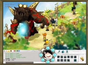 L'entrée du donjon de Rubilax dans le jeu Wakfu les Gardiens