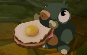 Le bébé foreur va réussir à se faire apprécier de Ruel (Wakfu)