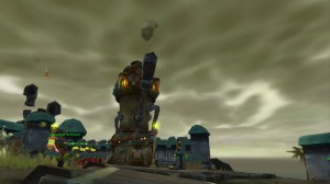 Une maison Gobelin dans World of Warcraft