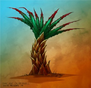 Illustration d'une plante à Uldum