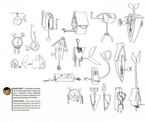 Certains croquis ne provoquent pas l'émerveillement (Page 43 de l'art book HS de Wakfu)