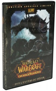 Boîte du DVD de making of du jeu Cataclysm (World of Warcraft)