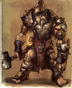 Page 41 de l'Art book Cataclysm (World of Warcraft) 