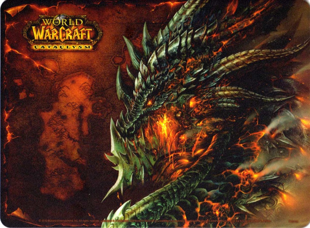 Tapis de souris de la Box Collector de Cataclysm (World of Warcraft)