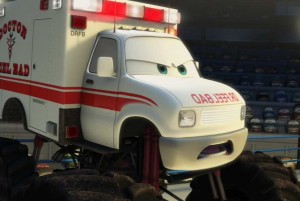 Martin affronte le docteur Feel Bad (Cars - Pixar)