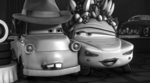 Martin obtient des informations de la chanteuse en échange de 4 pneus neufs (Cars Toon - Pixar)