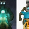 Si on compare les proportions des deux figurines avec la série, il apparaît que Yugo est trop gros