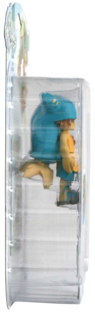 Vue latérale du packaging de la figurine Yugo  HW N°1 (Wakfu)