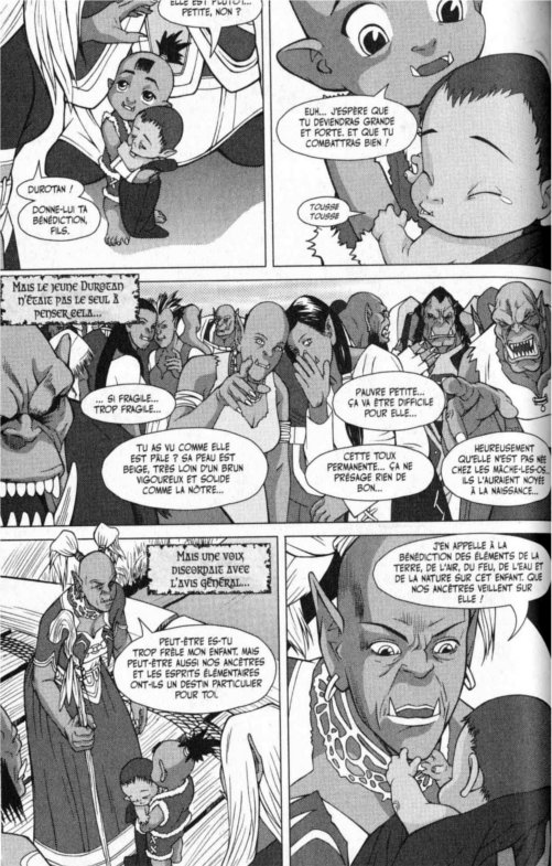 Page 4 du chapitre L'apprentissage d'une guerrière, tiré de Warcraft Legends tome 4