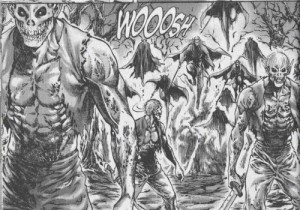 Attaque de morts-vivants dans le manga Warcraft le Puits solaire, tome 3 : les terres fantômes