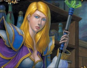 Jaina Portvaillant dans le jeu de carte Warcraft