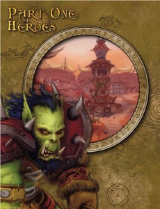 Une page d'introduction du jeu de rôle Warcraft