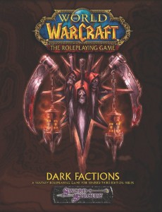 Couverture de l'extension Dark Faction du jeu de rôle Warcraft