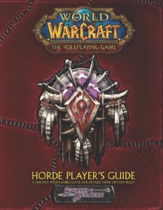 Couverture de l'extension Horde Player's Guide du jeu de rôle Warcraft