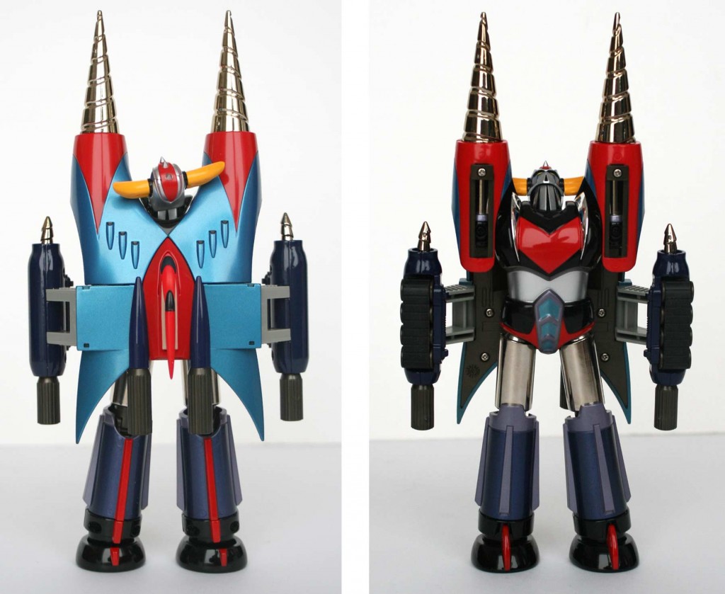 Fossoirak peut se jumeler avec Goldorak (Bandai - Soul of Chogokin) 