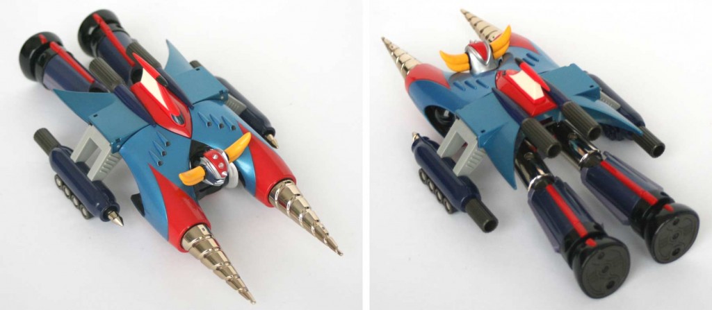 Fossoirak peut se jumeler avec Goldorak (Bandai - Soul of Chogokin) 