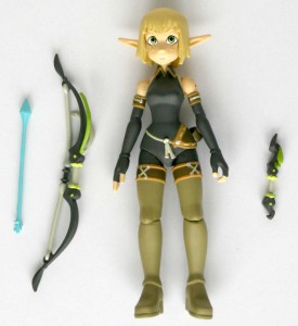 Evangelyne et ses trois accessoires