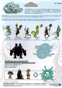 Dos du packaging de la figurine Wakfu DX N°03 : Evangelyne