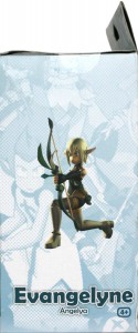 Côté gauche du Packaging de la figurine Wakfu DX N°03 : Evangelyne