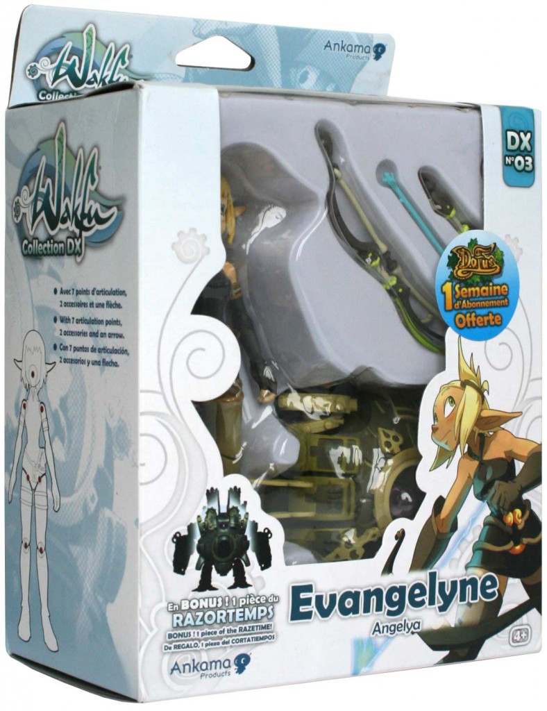 Packaging de la figurine Wakfu DX N°03 : Evangelyne