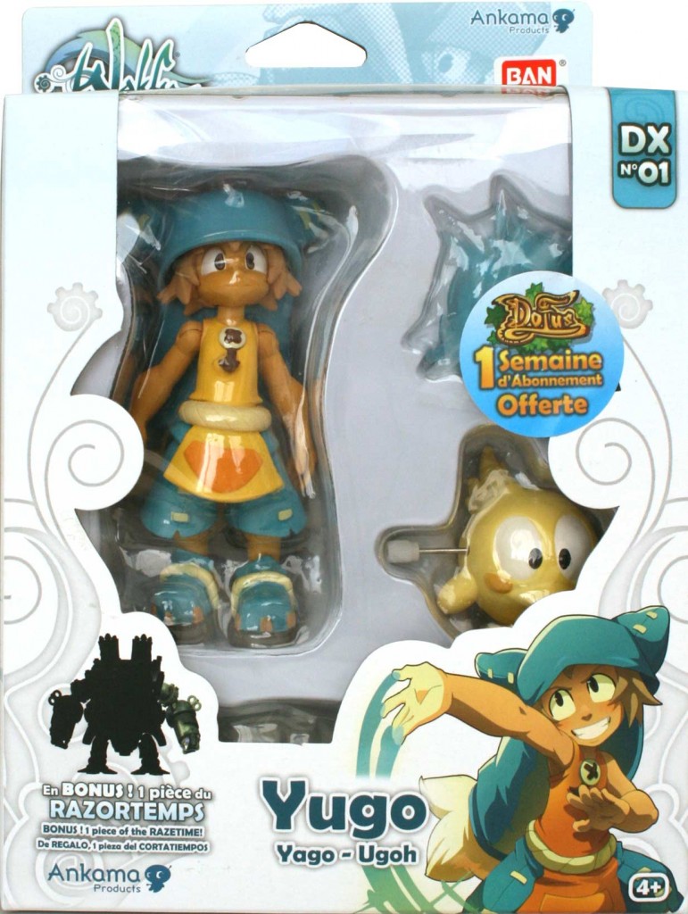 Collection Wakfu DX : packaging de la figurine de Yugo et Az