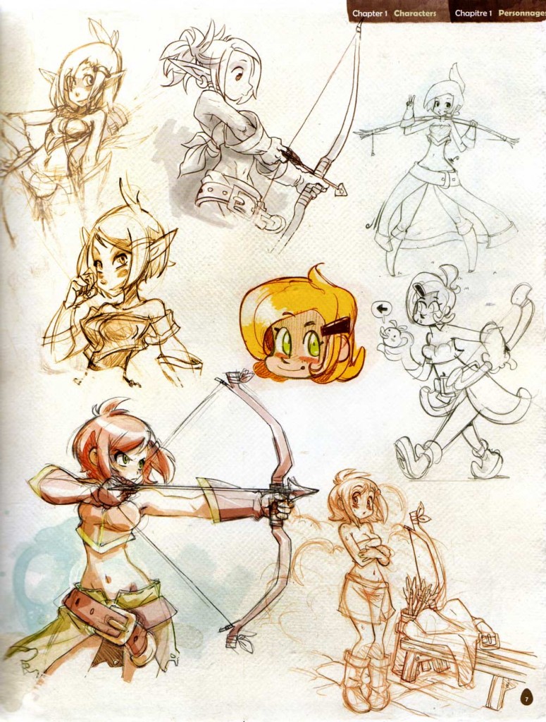 Page 7 de l'Art book de Dofus 2.0