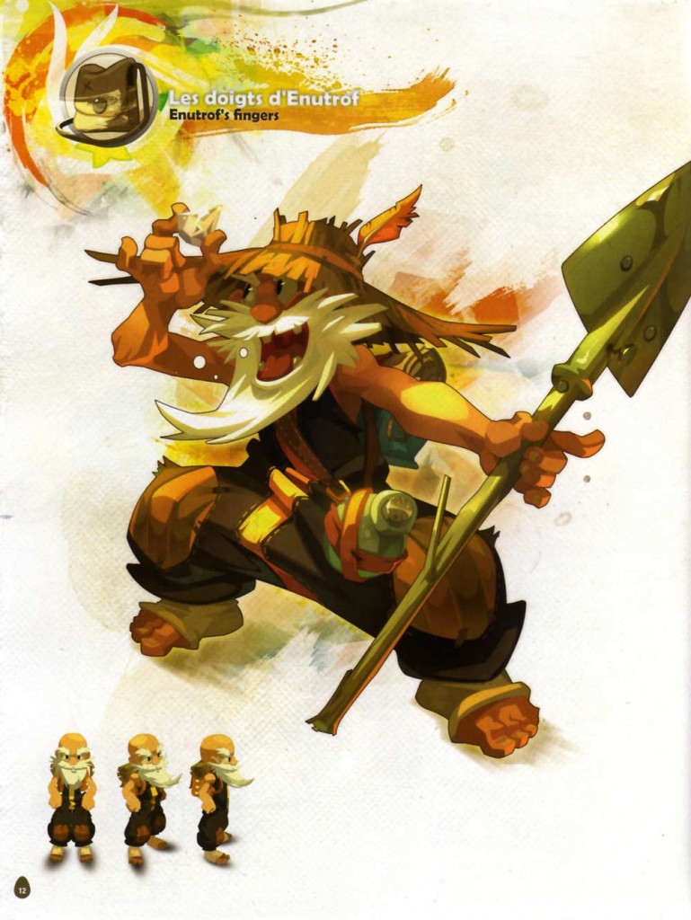 Page 12 de l'Art book de Dofus 2.0