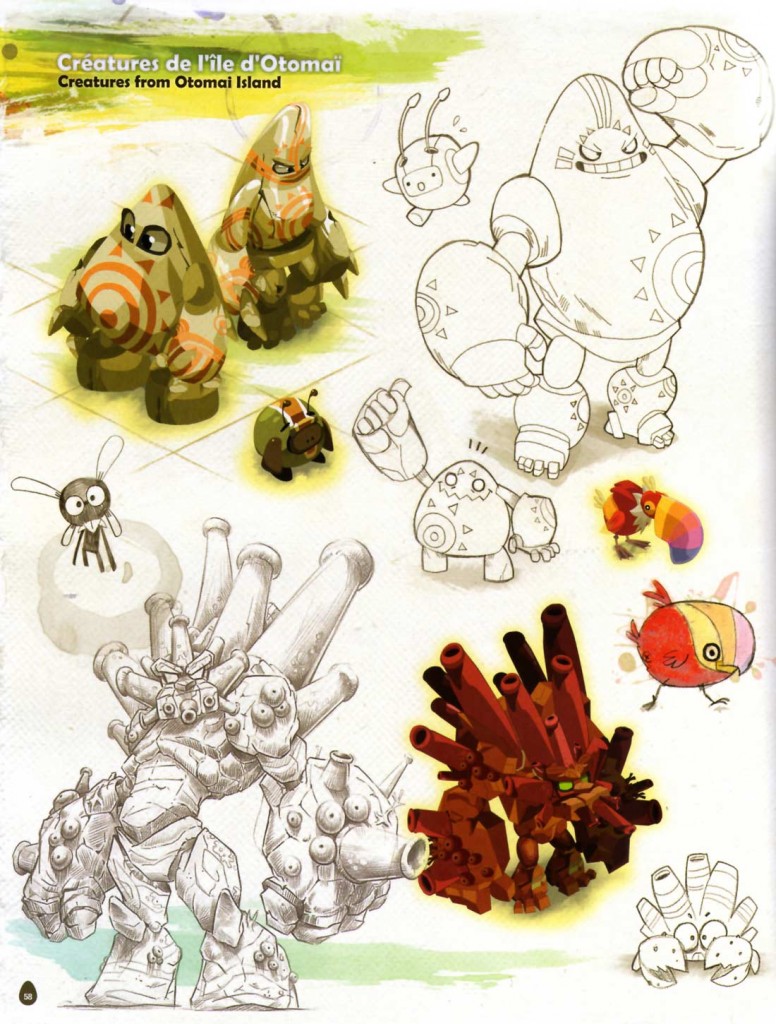 Page 58 de l'Art book de Dofus 2.0