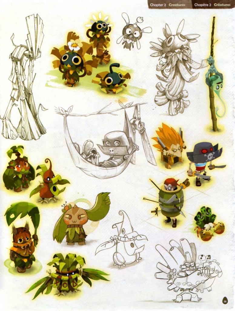 Page 59 de l'Art book de Dofus 2.0