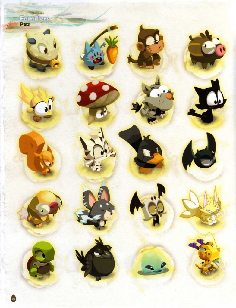 Page 104 de l'Art book de Dofus 2.0