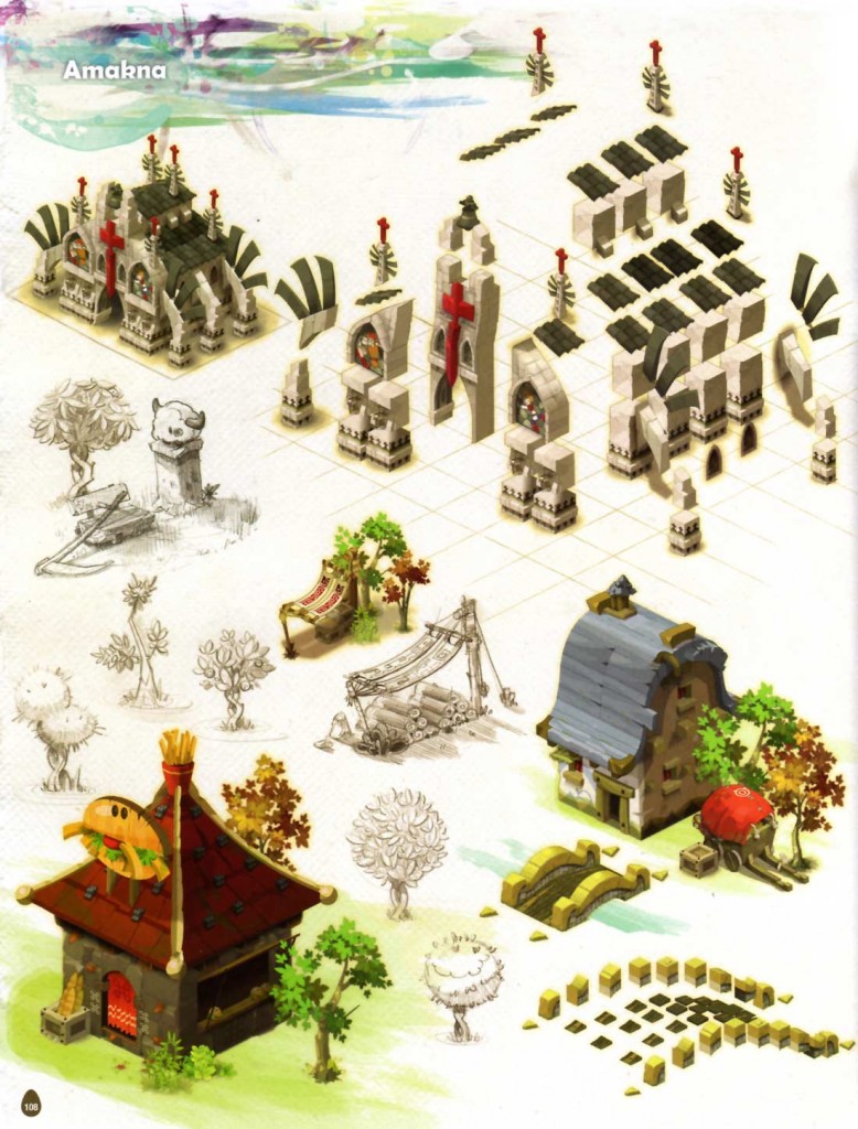 Page 108 de l'Art book de Dofus 2.0