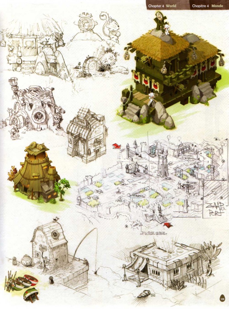 Page 109 de l'Art book de Dofus 2.0