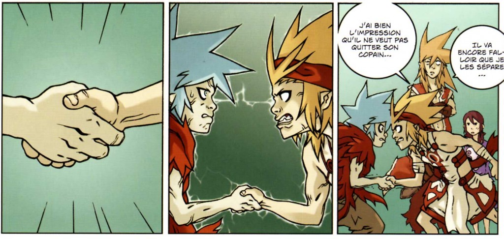 Silas dit au revoir à Musafa (Wakfu - les larmes de sang tome 2)