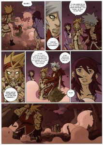 Page 3 du tome 2 de Wakfu Les Larmes de sang - Naïma