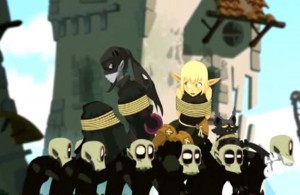 Evangelyne et Remington sont faits prisonniers par les Goules (Wakfu)