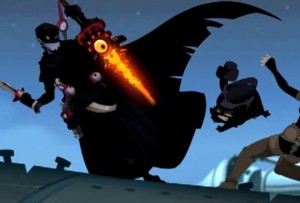 Grany interfère dans l'échange des deux épées (Wakfu)