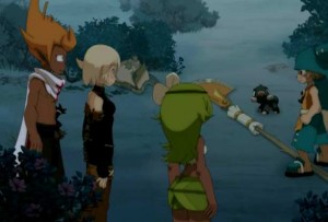 Kamasu-tar arrive à pister l'odeur de Ruel (Wakfu)