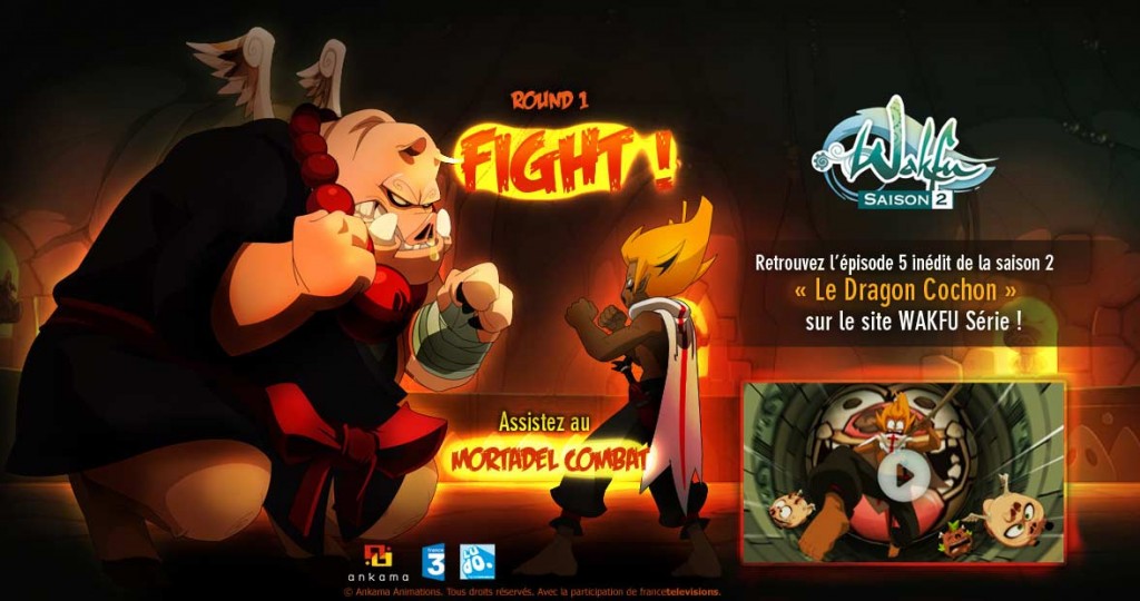 Sur le site d'Ankama, la présentation de l’épisode en streaming fait allusion à Mortal Kombat