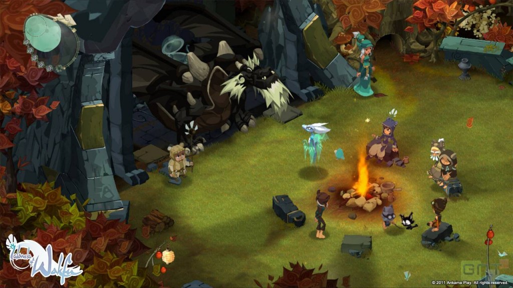 Sur cette capture on peut reconnaître Grougaloragran (Islands of Wakfu - Xbox Live Arcade)