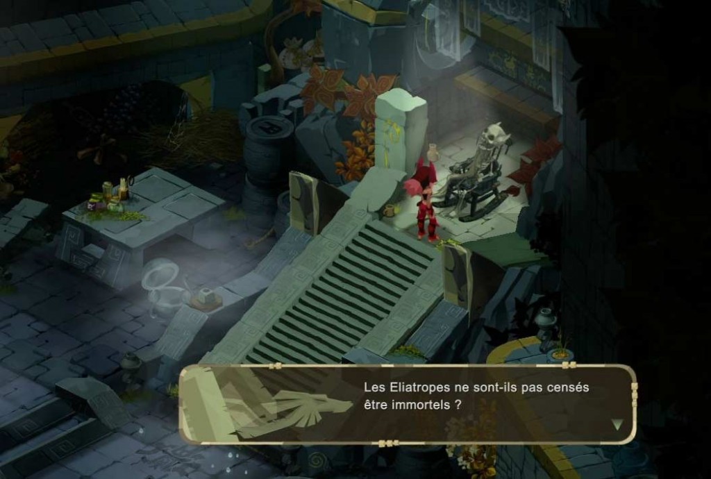 Le squelette de Chibi a des cornes (Islands of Wakfu)