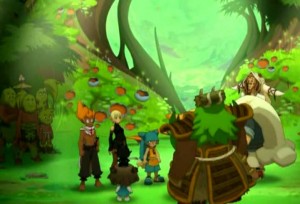 Au moment de partir par le portail Zaap, Amalia est absente (Wakfu)